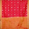 Dark Red colour Soft silk with Dollar Emboss Buta VAS-58 - Click here to View more details about this Product